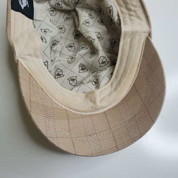 O'DELL BREWING COMPANY Peter Grimm FT COLLINS COLORADO tan plaid hat - Picture 3 of 10